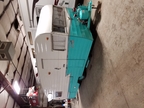 RV trailer in shop