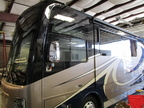 RV inside shop
