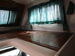 van-mount RV interior upper area view 2