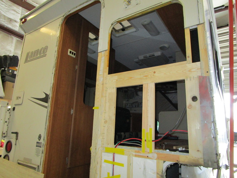 rear ladder repair - middle of rebuild 2